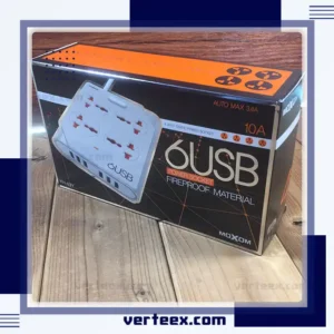 خرید چند راهی برق موکسوم با پورت USB