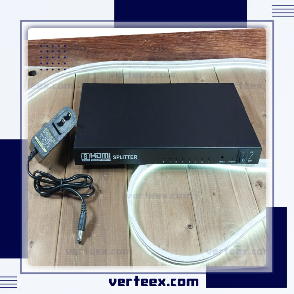 HDMI اسپیلیتور 1 به 8 فلزی