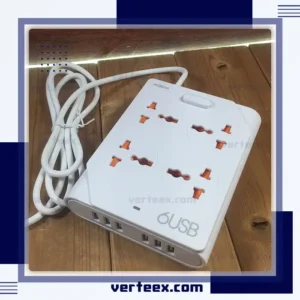خرید چند راهی برق موکسوم با پورت USB