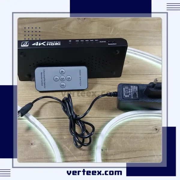 HDMI سوئیچ 5 پورت آدابتور دار