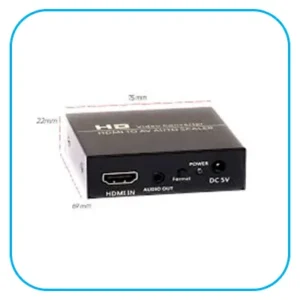 VGA TO HDMI فلزی و آدابتور