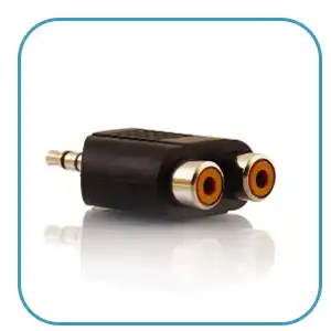 خرید تبدیل AV به 2 AUX