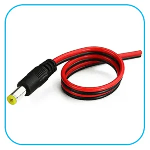 فیش آداپتوری نری و مادگی سیم دار