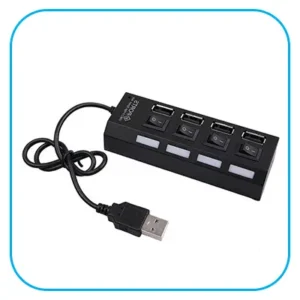 هاب 4 پورت USB کلیددار