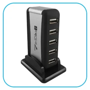 هاب 7 پورت USB آداپتوردار