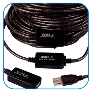 کابل افزایش طول USB برد دار ده متری