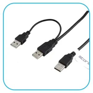 کابل لینک دو سر نری USB2 با برق کمکی