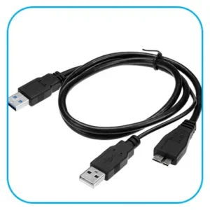 کابل هارد USB3 با برق کمکی