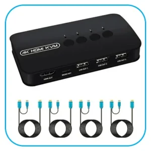 کابل کی وم ام HDMI 4 PORT